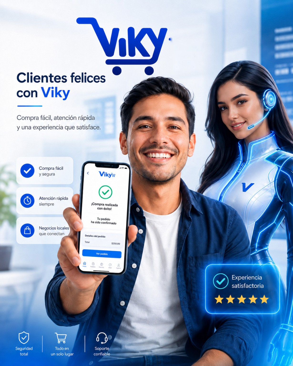Clientes felices con Viky